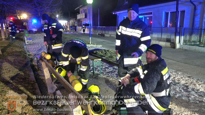 20250220 Brand eines Nebengebäudes in St.Veit a.d.Triesting Foto: Stefan Schneider BFKDO BADEN 