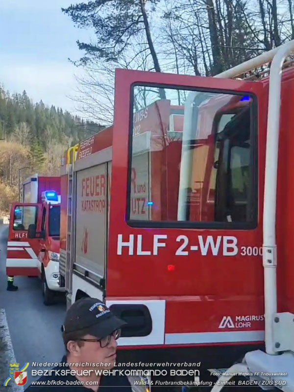 20250308_Unterstützung Sonderdienst bei Waldbrand im Bezirk Neunkirchen   Foto: Manuel Mitheis FF Tribuswinkel