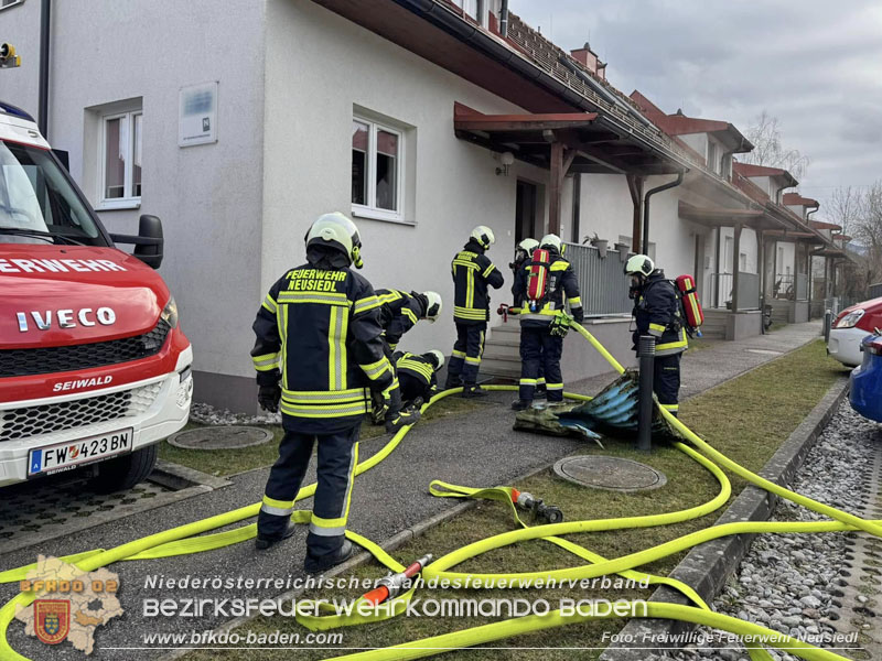 20250317_Brand in einem Keller eines Reihenhaus in Grillenberg   Foto: FF Neusiedl