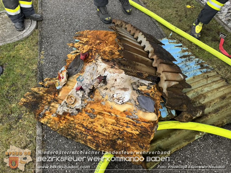 20250317_Brand in einem Keller eines Reihenhaus in Grillenberg   Foto: FF Neusiedl