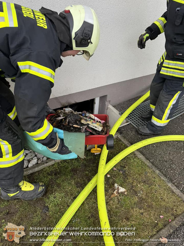 20250317_Brand in einem Keller eines Reihenhaus in Grillenberg   Foto: FF Neusiedl
