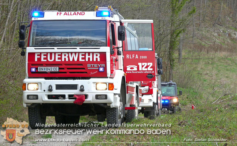 20250405_Kletterunfall im Helenental bei Sattelbach Gemeinde Heiligenkreuz Foto: Stefan Schneider BFKDO BADEN 20250405_Kletterunfall im Helenental bei Sattelbach Gemeinde Heiligenkreuz Foto: Stefan Schneider BFKDO BADEN