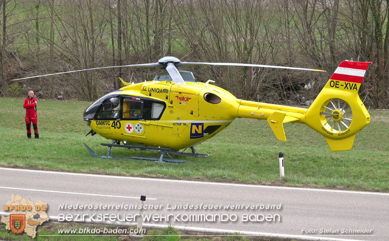 20250405_Kletterunfall im Helenental bei Sattelbach Gemeinde Heiligenkreuz Foto: Stefan Schneider BFKDO BADEN 20250405_Kletterunfall im Helenental bei Sattelbach Gemeinde Heiligenkreuz Foto: Stefan Schneider BFKDO BADEN