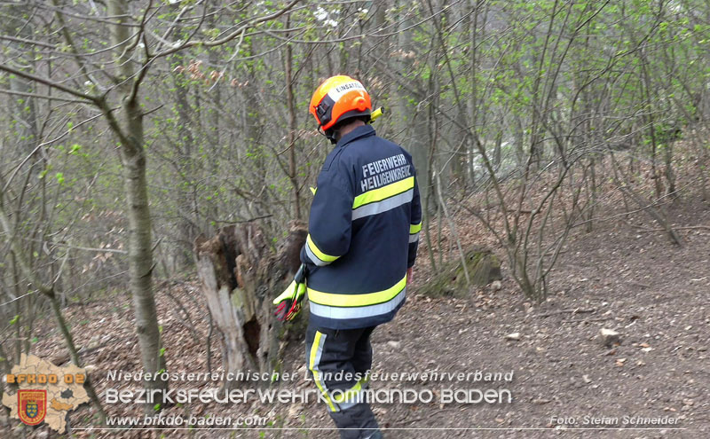 20250405_Kletterunfall im Helenental bei Sattelbach Gemeinde Heiligenkreuz Foto: Stefan Schneider BFKDO BADEN 20250405_Kletterunfall im Helenental bei Sattelbach Gemeinde Heiligenkreuz Foto: Stefan Schneider BFKDO BADEN