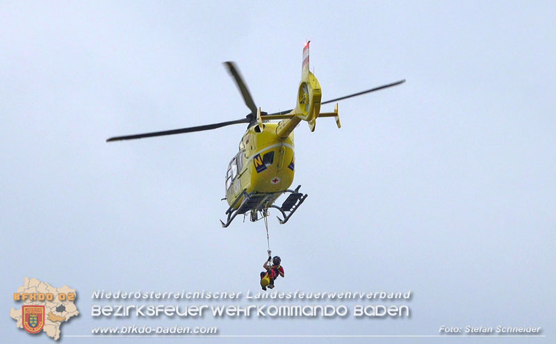 20250405_Kletterunfall im Helenental bei Sattelbach Gemeinde Heiligenkreuz Foto: Stefan Schneider BFKDO BADEN 20250405_Kletterunfall im Helenental bei Sattelbach Gemeinde Heiligenkreuz Foto: Stefan Schneider BFKDO BADEN