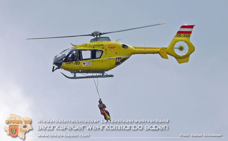 20250405_Kletterunfall im Helenental bei Sattelbach Gemeinde Heiligenkreuz Foto: Stefan Schneider BFKDO BADEN 20250405_Kletterunfall im Helenental bei Sattelbach Gemeinde Heiligenkreuz Foto: Stefan Schneider BFKDO BADEN