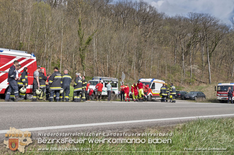 20250405_Kletterunfall im Helenental bei Sattelbach Gemeinde Heiligenkreuz Foto: Stefan Schneider BFKDO BADEN 20250405_Kletterunfall im Helenental bei Sattelbach Gemeinde Heiligenkreuz Foto: Stefan Schneider BFKDO BADEN
