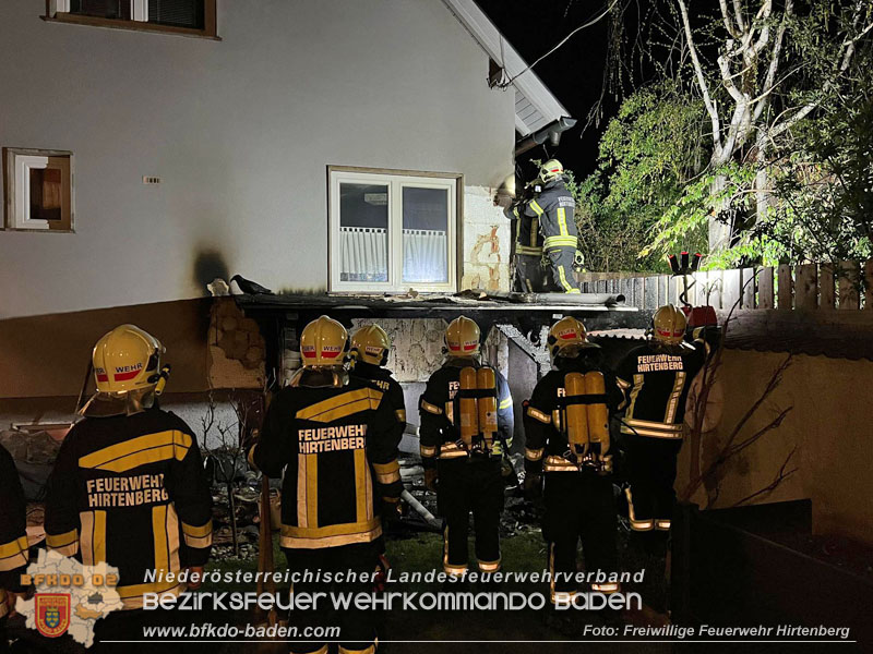 20250409_Nächtlicher Brand in Hirtenberg   Foto: Freiwillige Feuerwehr Hirtenberg