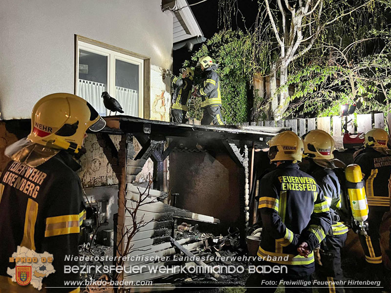 20250409_Nächtlicher Brand in Hirtenberg   Foto: Freiwillige Feuerwehr Hirtenberg
