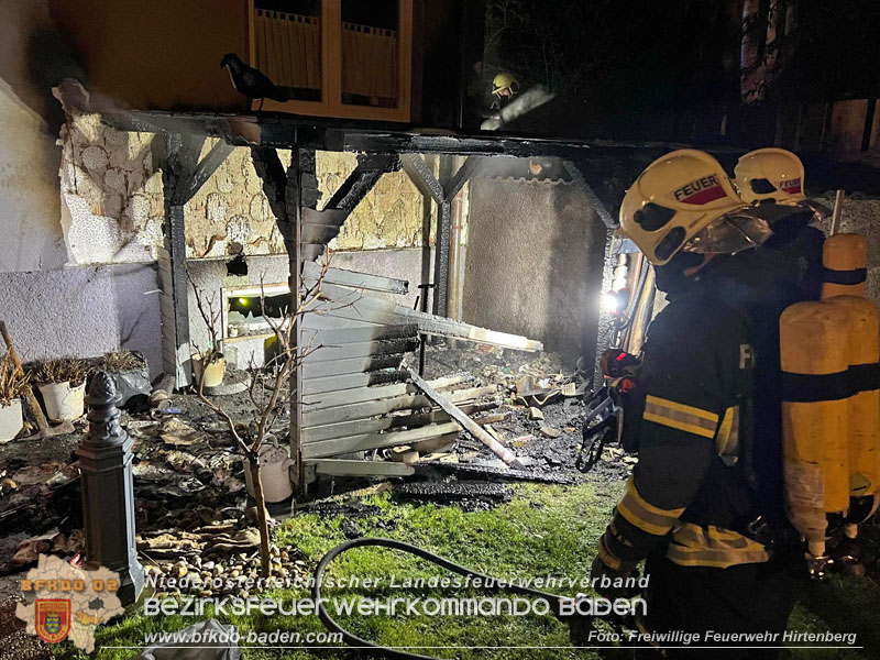 20250409_Nächtlicher Brand in Hirtenberg   Foto: Freiwillige Feuerwehr Hirtenberg