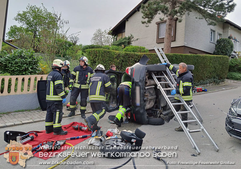 20250417_Verkehrsunfall mit Personenrettung in Großau NÖ   Foto: Freiwillige Feuerwehr Großau
