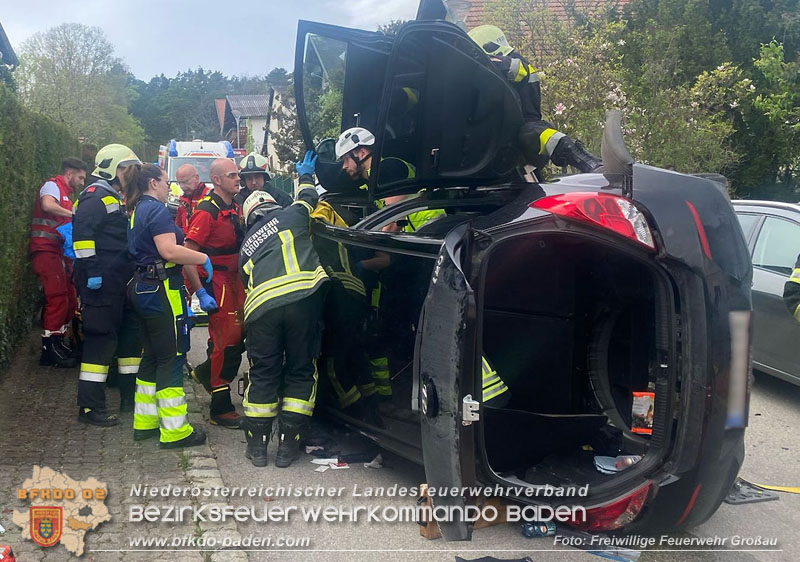 20250417_Verkehrsunfall mit Personenrettung in Großau NÖ   Foto: Freiwillige Feuerwehr Großau
