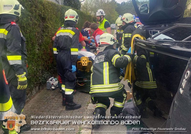 20250417_Verkehrsunfall mit Personenrettung in Großau NÖ   Foto: Freiwillige Feuerwehr Großau