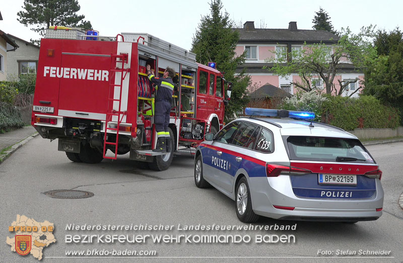 20250417_Verkehrsunfall mit Personenrettung in Großau NÖ   Foto: Stefan Schneider BFKDO BADEN