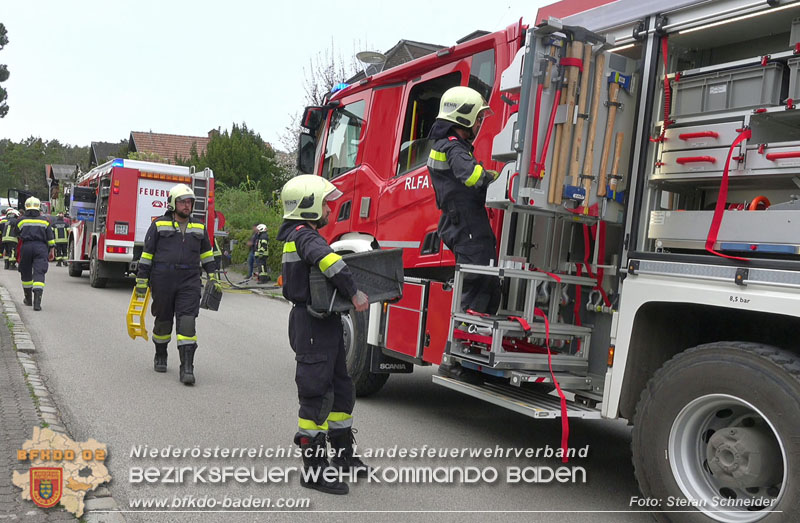 20250417_Verkehrsunfall mit Personenrettung in Großau NÖ   Foto: Stefan Schneider BFKDO BADEN