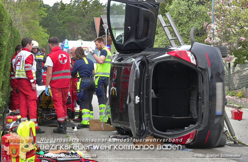20250417_Verkehrsunfall mit Personenrettung in Großau NÖ   Foto: Stefan Schneider BFKDO BADEN