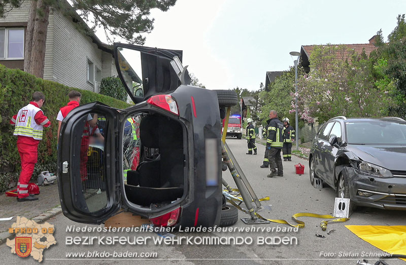 20250417_Verkehrsunfall mit Personenrettung in Großau NÖ   Foto: Stefan Schneider BFKDO BADEN