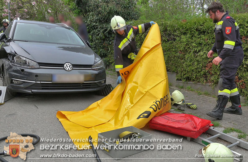 20250417_Verkehrsunfall mit Personenrettung in Großau NÖ   Foto: Stefan Schneider BFKDO BADEN