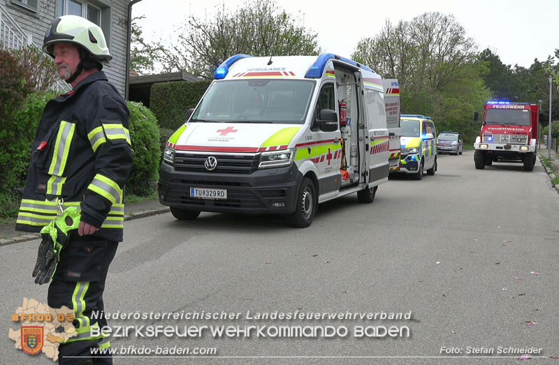 20250417_Verkehrsunfall mit Personenrettung in Großau NÖ   Foto: Stefan Schneider BFKDO BADEN