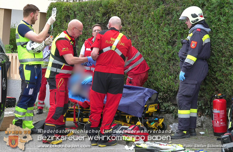 20250417_Verkehrsunfall mit Personenrettung in Großau NÖ   Foto: Stefan Schneider BFKDO BADEN