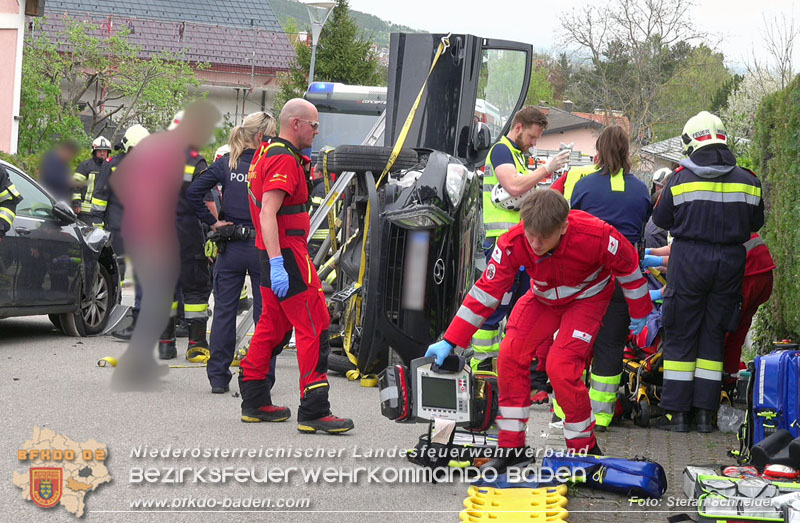 20250417_Verkehrsunfall mit Personenrettung in Großau NÖ   Foto: Stefan Schneider BFKDO BADEN