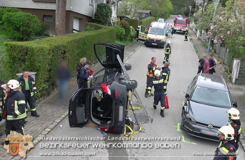 20250417_Verkehrsunfall mit Personenrettung in Großau NÖ   Foto: Stefan Schneider BFKDO BADEN