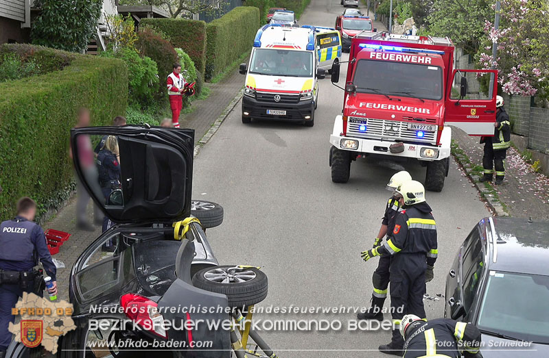 20250417_Verkehrsunfall mit Personenrettung in Großau NÖ   Foto: Stefan Schneider BFKDO BADEN
