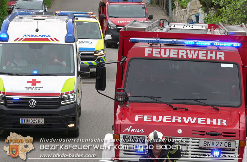 20250417_Verkehrsunfall mit Personenrettung in Großau NÖ   Foto: Stefan Schneider BFKDO BADEN