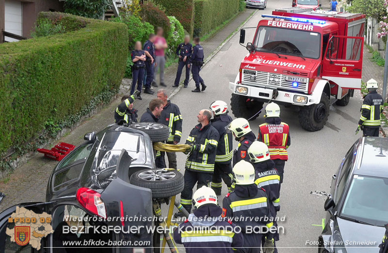 20250417_Verkehrsunfall mit Personenrettung in Großau NÖ   Foto: Stefan Schneider BFKDO BADEN