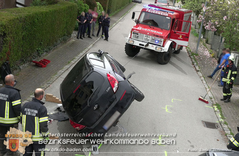 20250417_Verkehrsunfall mit Personenrettung in Großau NÖ   Foto: Stefan Schneider BFKDO BADEN