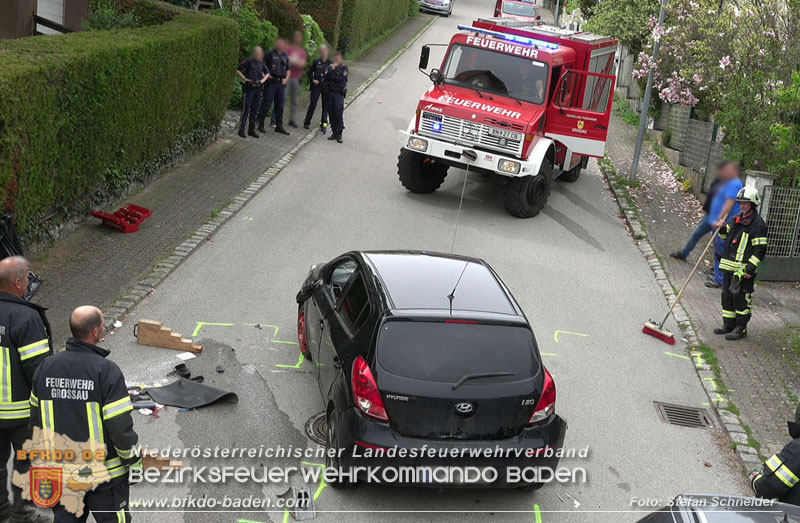 20250417_Verkehrsunfall mit Personenrettung in Großau NÖ   Foto: Stefan Schneider BFKDO BADEN