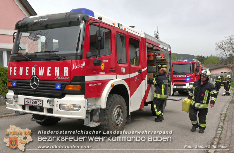 20250417_Verkehrsunfall mit Personenrettung in Großau NÖ   Foto: Stefan Schneider BFKDO BADEN