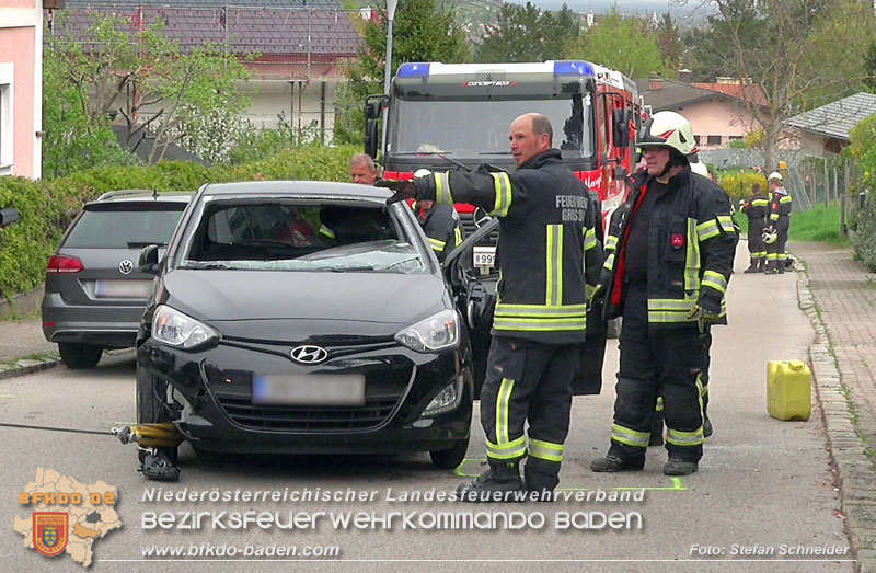 20250417_Verkehrsunfall mit Personenrettung in Großau NÖ   Foto: Stefan Schneider BFKDO BADEN