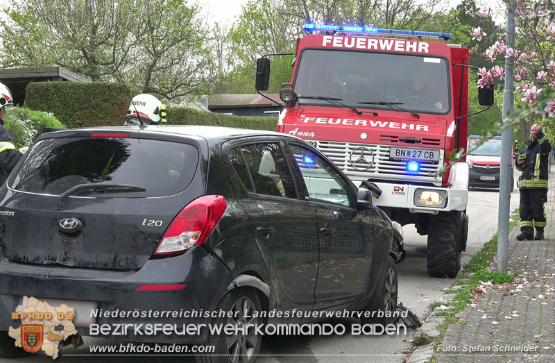 20250417_Verkehrsunfall mit Personenrettung in Großau NÖ   Foto: Stefan Schneider BFKDO BADEN