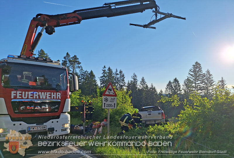 20250520_Langwierige Suche der Unfallstelle bei Berndorf  Foto: Florian Stadler FF Berndorf-Stadt