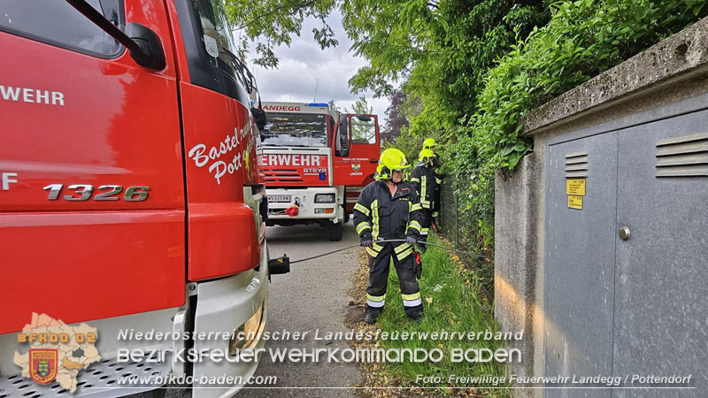 20250530_Garagenbrand - Feuerwehr verhindert Übergreifen auf Wohnräume  Foto: Freiwillige Feuerwehr Landegg/Pottendorf