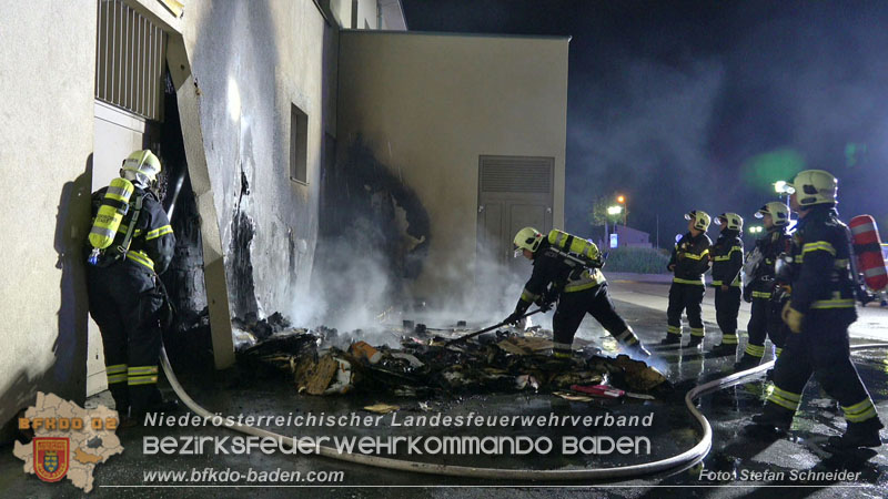 20250605_Nächtlicher Brand beim ARKADIA Traiskirchen  Foto: Stefan Schneider BFKDO BADEN