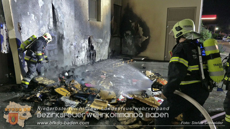 20250605_Nächtlicher Brand beim ARKADIA Traiskirchen  Foto: Stefan Schneider BFKDO BADEN