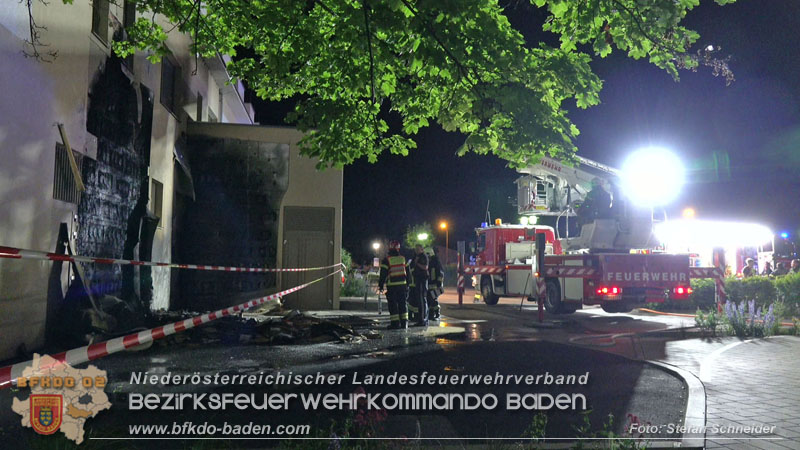 20250605_Nächtlicher Brand beim ARKADIA Traiskirchen  Foto: Stefan Schneider BFKDO BADEN