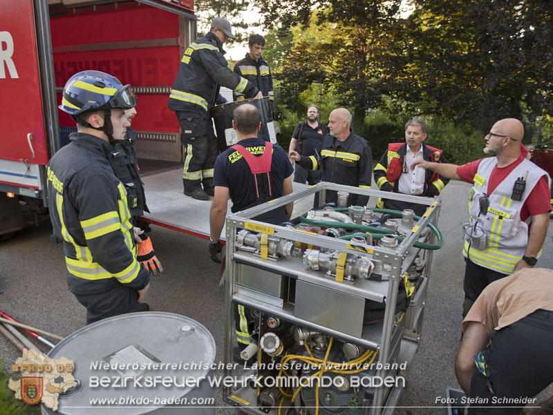 20250613_Feuerwehreinsatz wegen Gebrechen in Tankanlage fuer ein Notstromaggregat  Foto: Stefan Schneider BFKDO BADEN