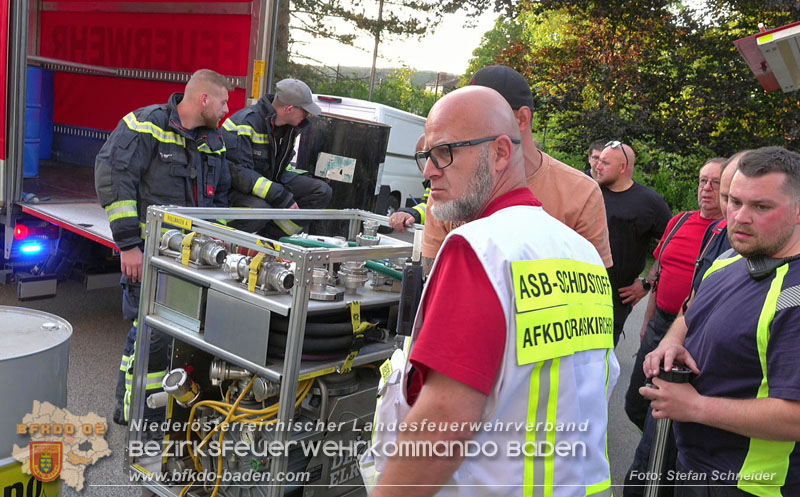 20250613_Feuerwehreinsatz wegen Gebrechen in Tankanlage fuer ein Notstromaggregat  Foto: Stefan Schneider BFKDO BADEN