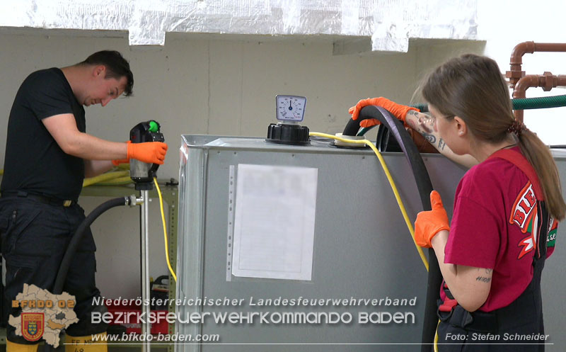 20250613_Feuerwehreinsatz wegen Gebrechen in Tankanlage fuer ein Notstromaggregat  Foto: Stefan Schneider BFKDO BADEN