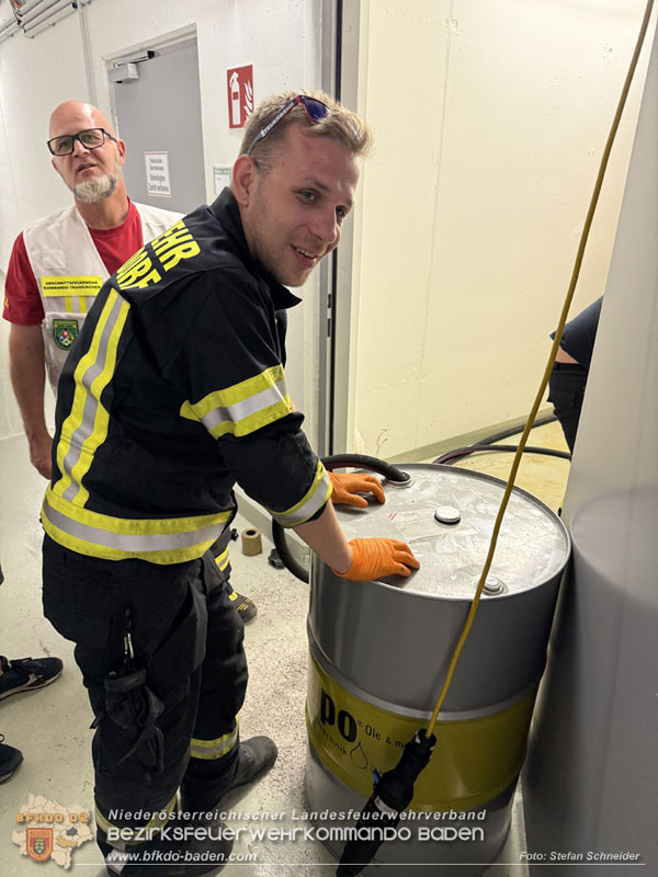 20250613_Feuerwehreinsatz wegen Gebrechen in Tankanlage fuer ein Notstromaggregat  Foto: Stefan Schneider BFKDO BADEN