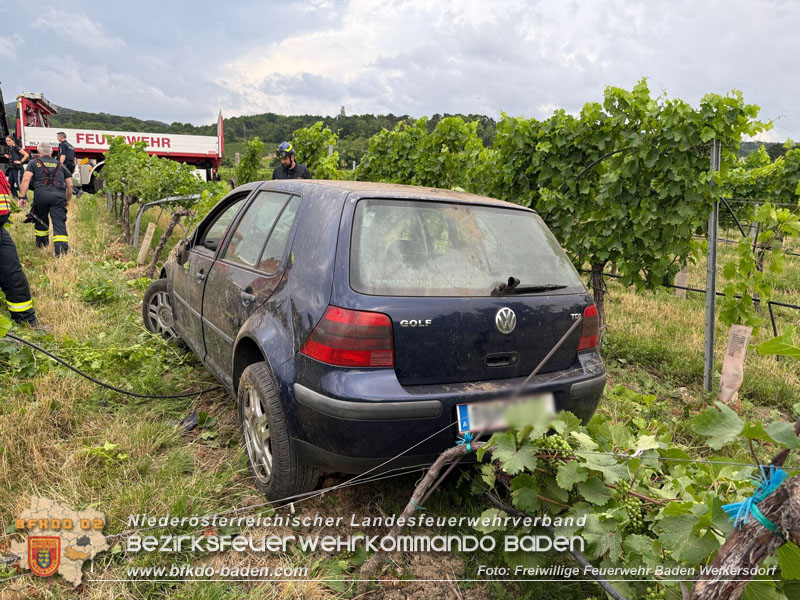 20250716_Drohneneinsatz nach Verkehrsunfall auf der Weinbergstrasse bei Baden Foto: FF Baden Weikersdorf 20250716_Drohneneinsatz nach Verkehrsunfall auf der Weinbergstrasse bei Baden Foto: FF Baden Weikersdorf