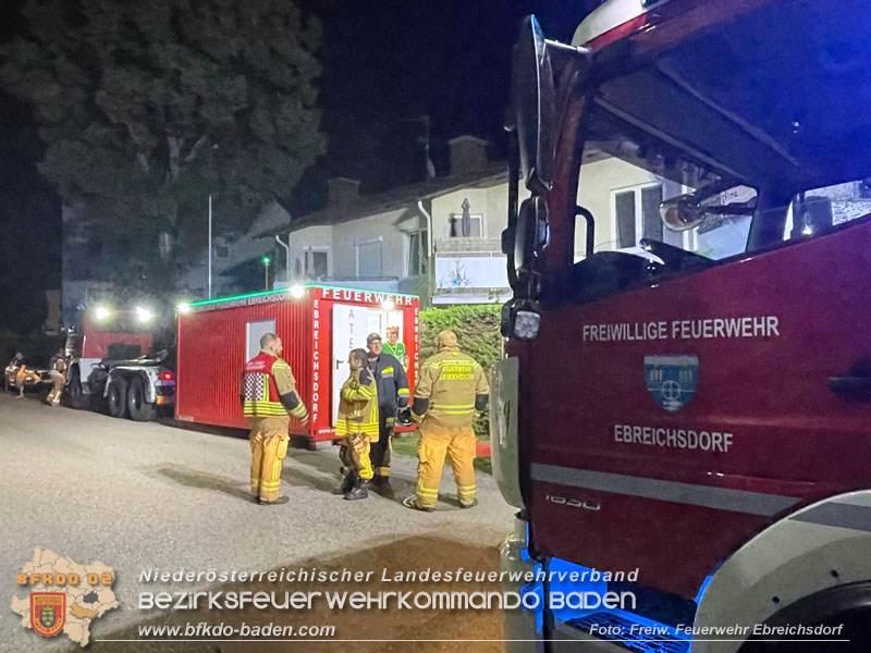 20250723_Brand griff auf Wohnung ueber in Mitterndorf an der Fischa Foto: FF Ebreichsdorf 20250723_Brand griff auf Wohnung ueber in Mitterndorf an der Fischa Foto: FF Ebreichsdorf