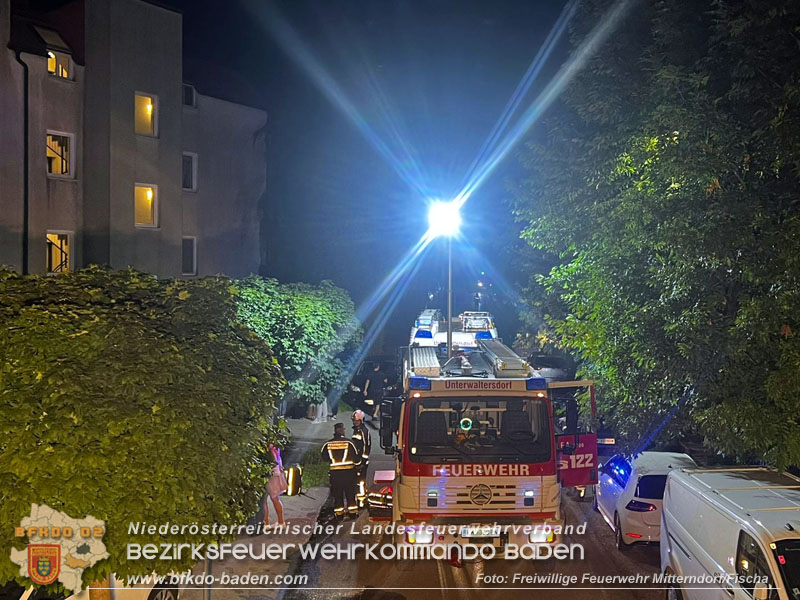 20250723_Brand griff auf Wohnung ueber in Mitterndorf an der Fischa Foto: FF Mitterndorf 20250723_Brand griff auf Wohnung ueber in Mitterndorf an der Fischa Foto: FF Mitterndorf