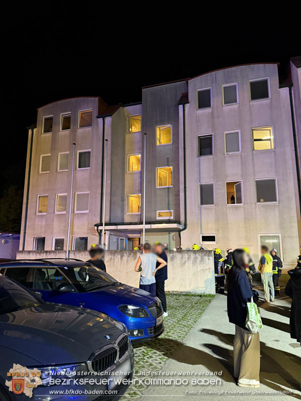 20250723_Brand griff auf Wohnung ueber in Mitterndorf an der Fischa Foto: FF Unterwaltersdorf 20250723_Brand griff auf Wohnung ueber in Mitterndorf an der Fischa Foto: FF Unterwaltersdorf