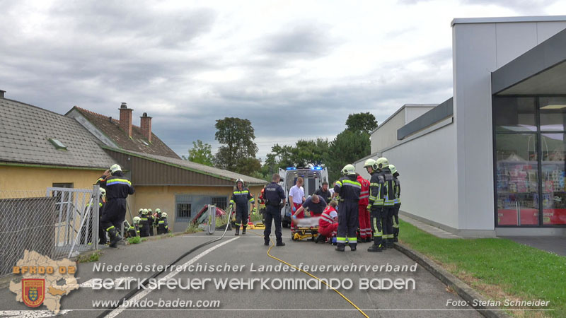20250723_Verkehrsunfall in Bad Vöslau  Foto: Stefan Schneider BFKDO BADEN
