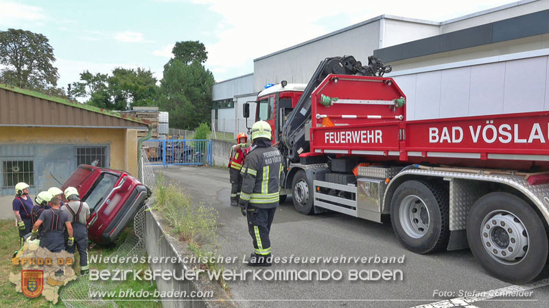 20250723_Verkehrsunfall in Bad Vöslau  Foto: Stefan Schneider BFKDO BADEN