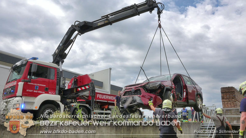 20250723_Verkehrsunfall in Bad Vöslau  Foto: Stefan Schneider BFKDO BADEN